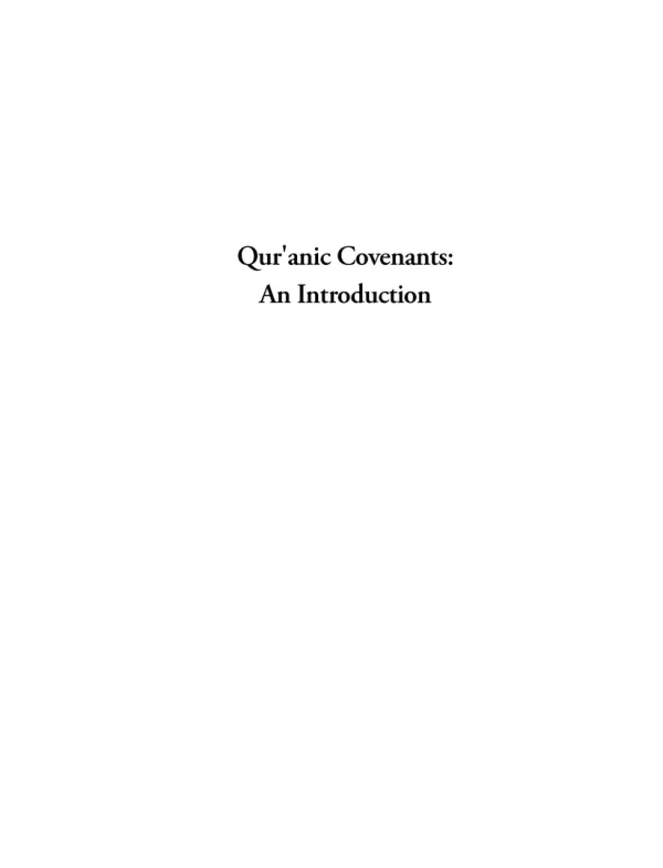 Qur'anic Covenants: An Introduction - Ahmer Bilal Soofi (Second Edition) - Image 9