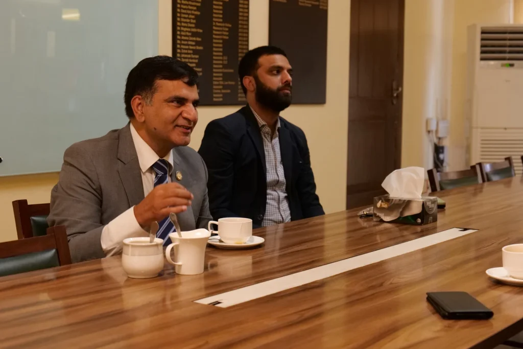 Visit by Ijaz Nisar