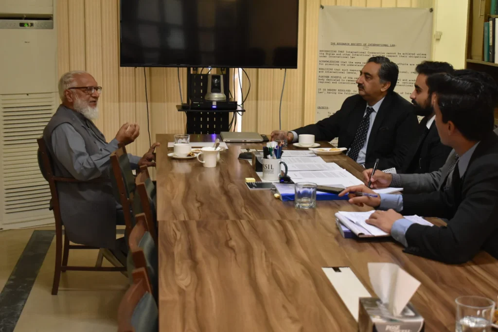 visit by Dr Khalid Masood